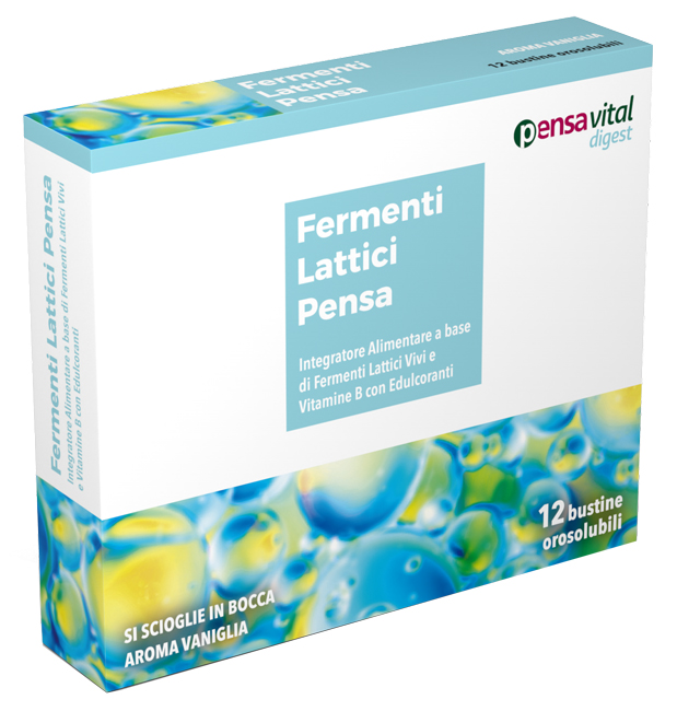 FERMENTI LATTICI VIVI E VITAMINE B 12 VANIGLIA BUSTINE OROSOLUBILI - farmasorriso.com
