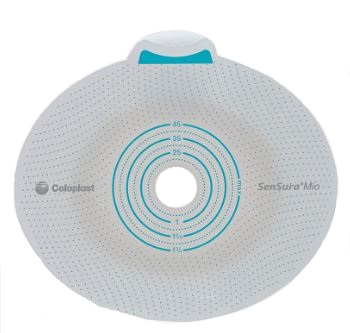 PLACCA PER UROSTOMIA COLOSTOMIA ILEOSTOMIA SENSURA MIO CLICK SISTEMA A DUE PEZZI FLANGIA 70 MM FORO RITAGLIABILE 10-65 MM 5 PEZZI - farmasorriso.com