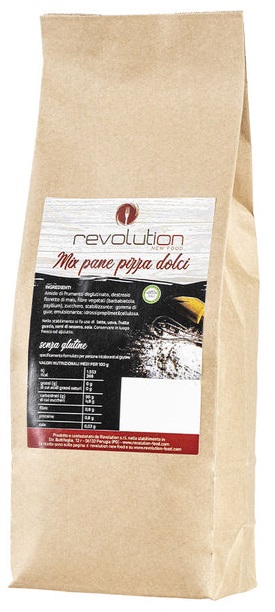 REVOLUTION MIX PANE PIZZA E IMPASTI LIEVITATI 1KG - farmasorriso.com
