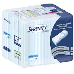 TRAVERSA SALVAMATERASSO PER INCONTINENZA SERENITY CLASSIC ALOE 60X90CM 15 PEZZI FARMABILITY - farmasorriso.com