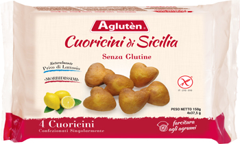AGLUTEN CUORICINI DI SICILIA 4 X 37,5 G - farmasorriso.com