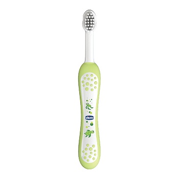 CHICCO SPAZZOLINO PRIMI DENTI DA LATTE VERDE 6-36 MESI - farmasorriso.com