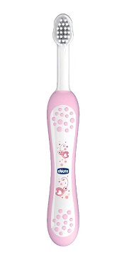 CHICCO SPAZZOLINO PRIMI DENTI DA LATTE ROSA 6-36 MESI - farmasorriso.com