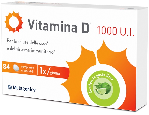 VITAMINA D 1000 UI 84 COMPRESSE MASTICABILI - farmasorriso.com