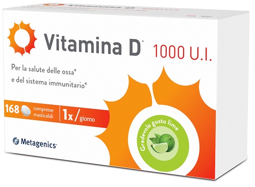 VITAMINA D 1000 UI 168 COMPRESSE MASTICABILI - farmasorriso.com