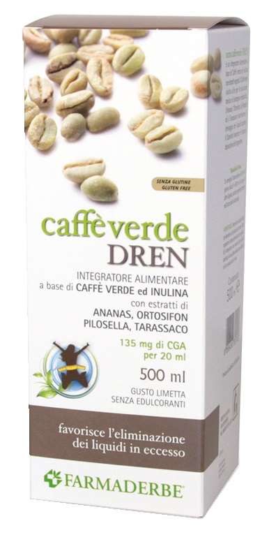 CAFFE' VERDE DRENANTE 500 ML - farmasorriso.com