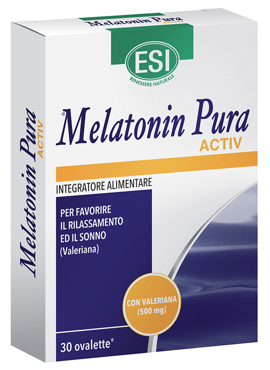 ESI MELATONIN PURA ACTIV 30 OVALETTE - farmasorriso.com