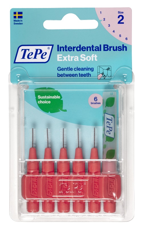 TEPE SCOVOLINO XSOFT ROSSO 0,5MM 6 PEZZI - farmasorriso.com