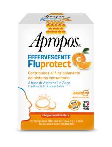 APROPOS FLUPROTECT EFFERVESCENTE C 20 COMPRESSE - farmasorriso.com