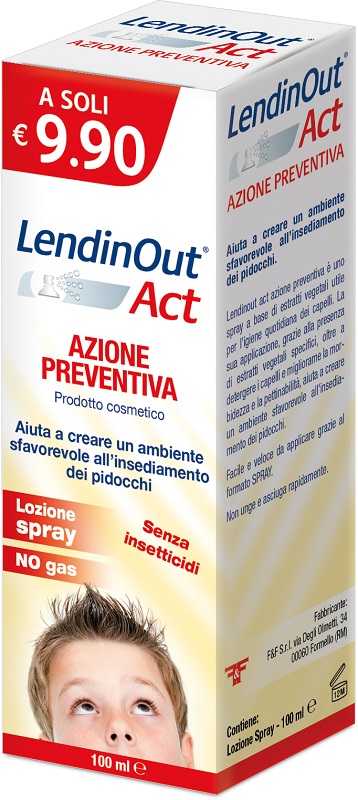 LENDINOUT ACT AZIONE PREVENTIVA SPRAY 100 ML - farmasorriso.com