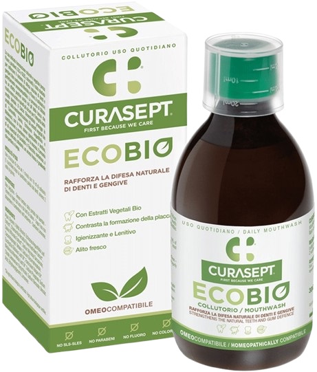 CURASEPT COLLUTORIO ECOBIO 300 ML PHARMADENT - farmasorriso.com