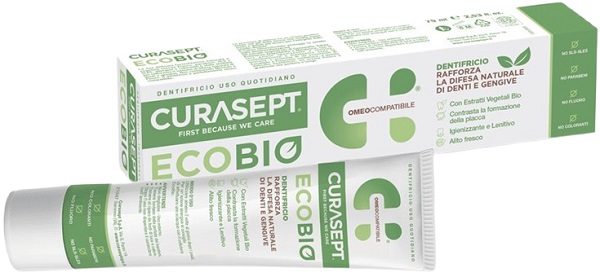 CURASEPT PHARMADENT ECOBIO DENTIFRICIO 75 ML - farmasorriso.com