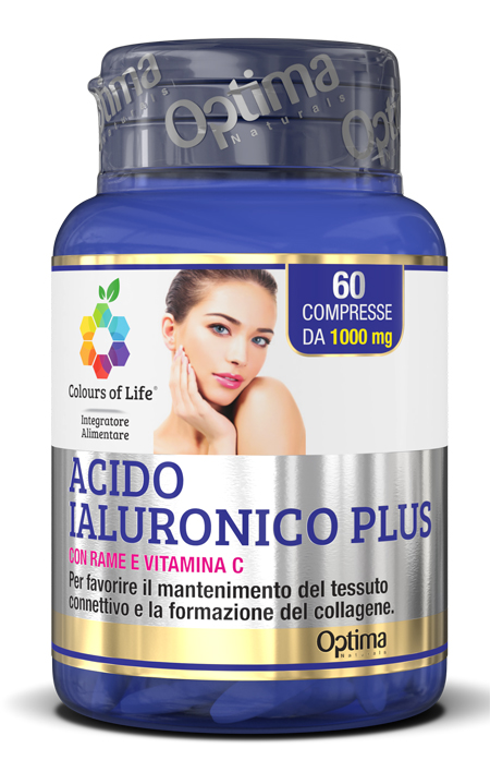 COLOURS OF LIFE ACIDO IALURONICO PLUS 60 COMPRESSE 1000 MG - farmasorriso.com