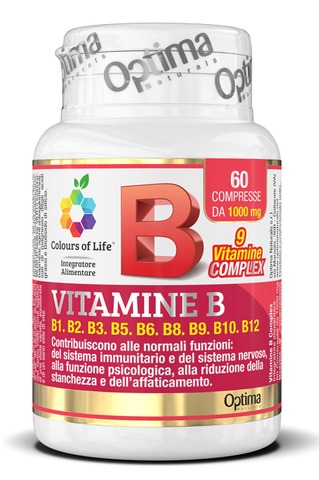 COLOURS OF LIFE VITAMINE B COMPLEX 60 COMPRESSE 1000 MG - farmasorriso.com
