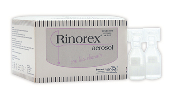 FIALA PER AEROSOL RINOREX BICARBONATO 25 FIALE 3 ML - farmasorriso.com