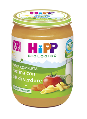 HIPP BIO HIPP BIO PAPPA PRONTA PAST TRIS DI VERDURE 190 G - farmasorriso.com