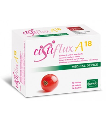 POLVERE ORALE CISTIFLUX A 18 14 BUSTE - farmasorriso.com