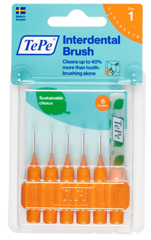TEPE SCOVOLINO ARANCIONE 0,45 MM 6 PEZZI - farmasorriso.com