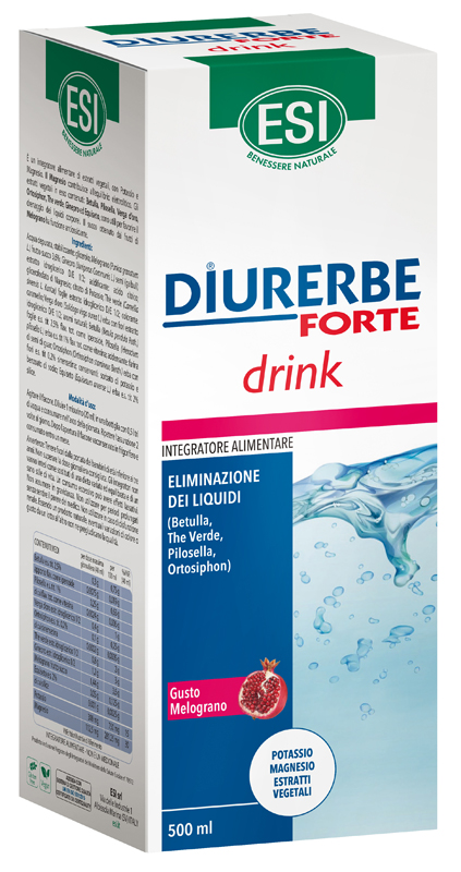 ESI DIURERBE FORTE DRINK MELOGRANO 500 ML - farmasorriso.com