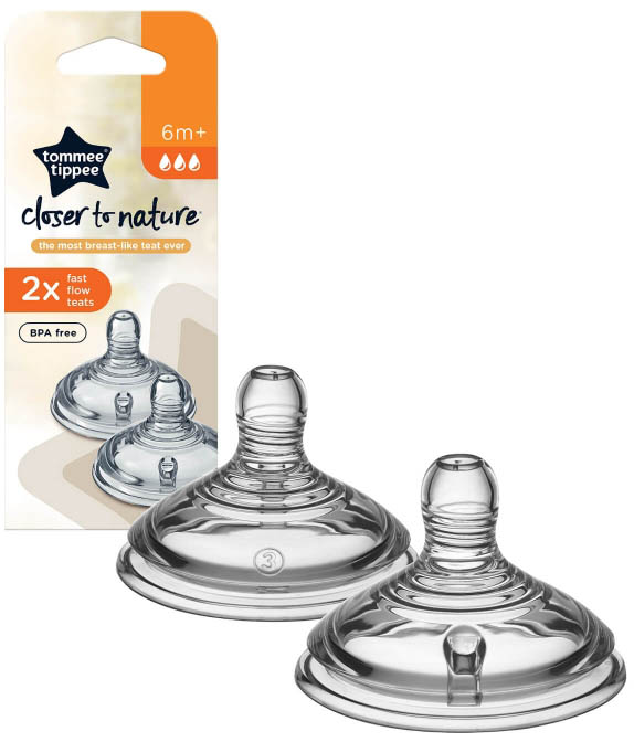 TOMMEE TIPPEE 2 TETTARELLE CTN 6+ FLUSSO VELOCE - farmasorriso.com