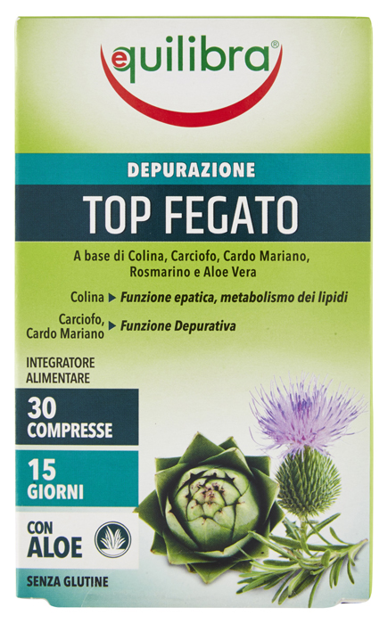 TOP FEGATO CON ALOE 30 COMPRESSE - farmasorriso.com