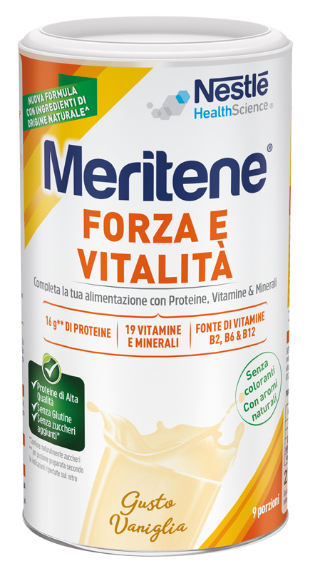 MERITENE FORZA E VITALITA' VANIGLIA 270 G - farmasorriso.com