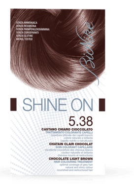 BIONIKE SHINE ON 5,38 CASTANO CHIARO CIOCCOLATO 125 ML - farmasorriso.com