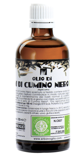 OLIO SEMI CUMINO NERO BIOLOGICO - farmasorriso.com