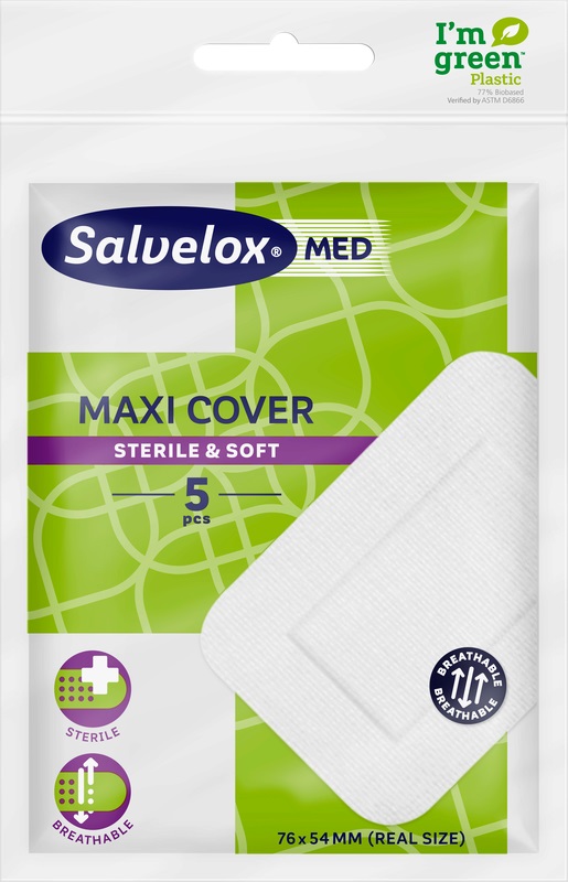 CEROTTO SALVELOX MED MAXI COVER 76X54MM 5 PEZZI - farmasorriso.com