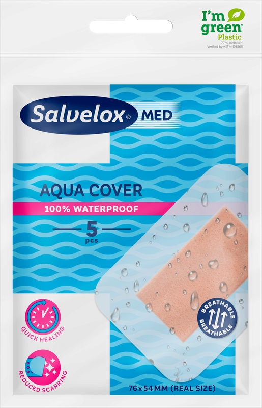 CEROTTO SALVELOX MED AQUA COVER 76X54MM 5 PEZZI - farmasorriso.com