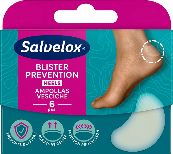 CEROTTO VESCICHE SALVELOX BLISTER PREVENTION HEELS 6 PEZZI - farmasorriso.com
