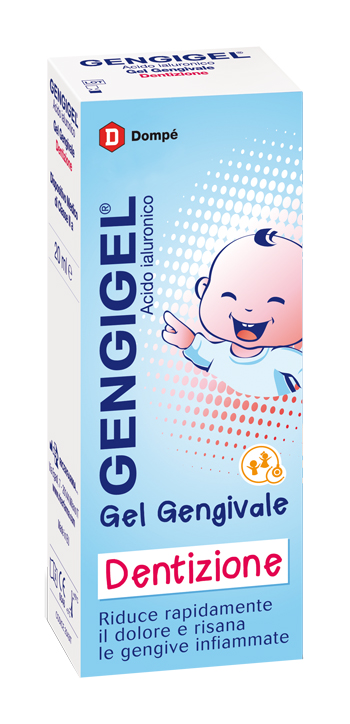 GENGIGEL GEL DENTIZIONE ACIDO IALURONICO 20 ML - farmasorriso.com