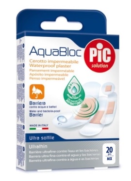 CEROTTO PIC AQUABLOC MIX ANTIBATTERICO 20 PEZZI - farmasorriso.com