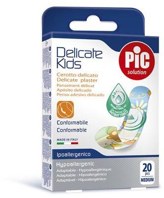 CEROTTO PIC DELICATE KIDS ANTIBATTERICO 20 PEZZI - farmasorriso.com