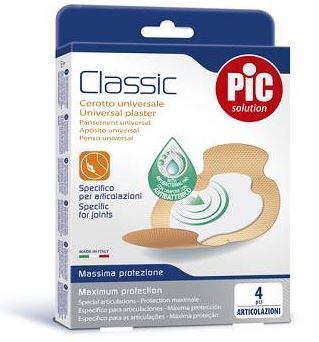 CEROTTO PIC CLASSIC ARTICOLAZIONI ANTIBATTERICO 4 PEZZI - farmasorriso.com