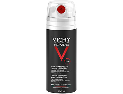 VICHY HOMME DEO AEROSOL 72H 150 ML - farmasorriso.com