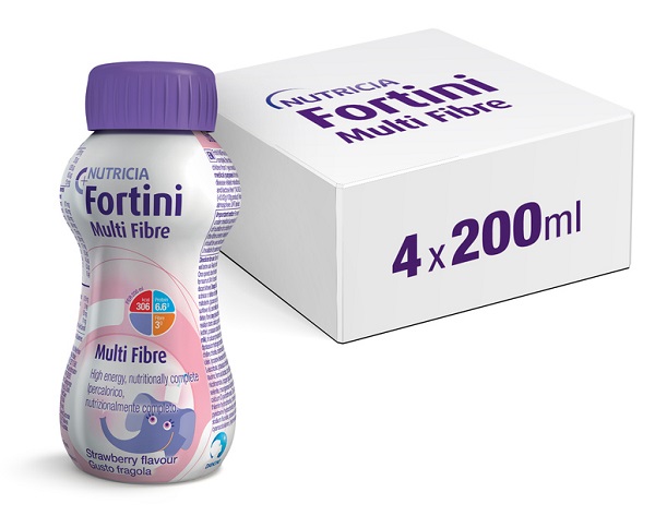 FORTINI MULTI FIBRE GUSTO FRAGOLA 200 ML - farmasorriso.com