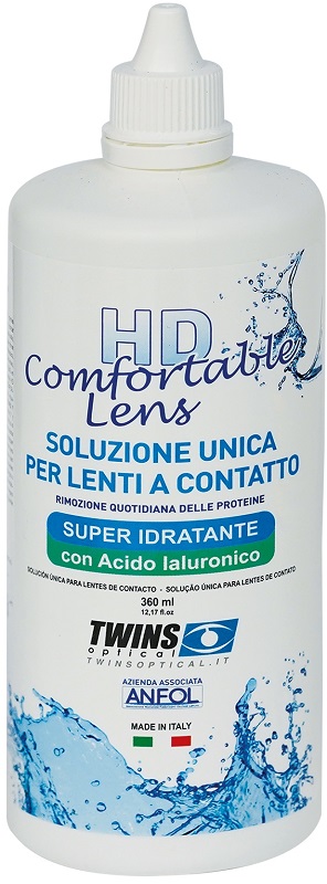 HD COMFORT LENS SOLUZIONE UNICA PER LENTI A CONTATTO 360 ML - farmasorriso.com