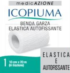 ICOPIUMA BENDA GARZA ELASTICA AUTOFISSANTE CM 10X20 MT - farmasorriso.com