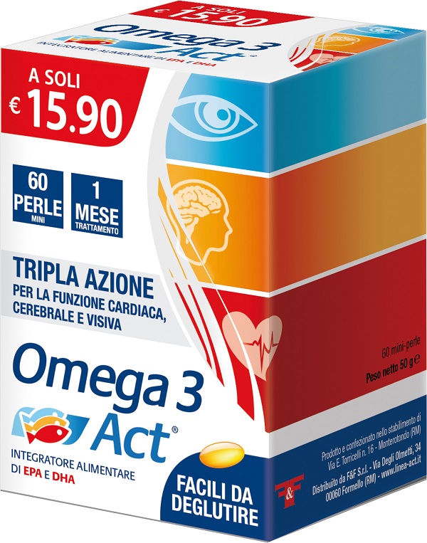 OMEGA 3 ACT 540MG 60 PERLE MINI - farmasorriso.com