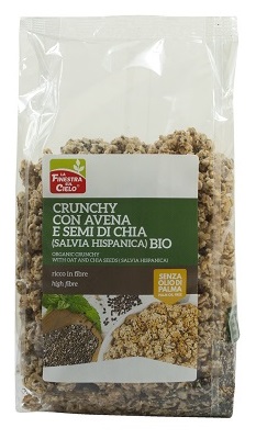 FSC CRUNCHY CON AVENA E SEMI DI CHIA BIO CON OLIO DI GIRASOLE SENZA OLIO DI PALMA 375 G - farmasorriso.com