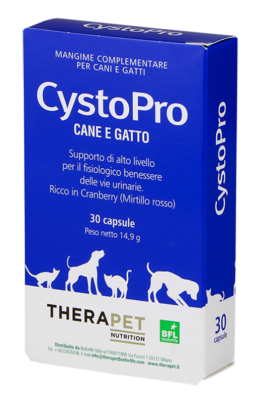 CYSTOPRO THERAPET 30 CAPSULE - farmasorriso.com