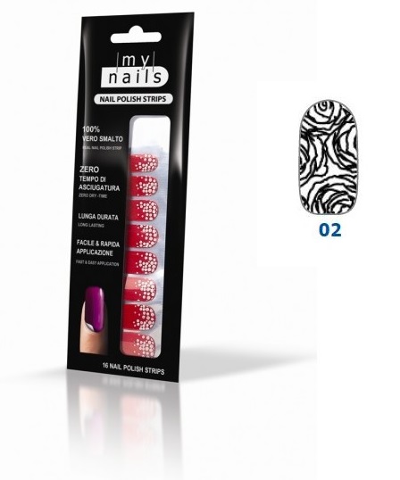 MY NAILS NAILS POLISH STRIPS 02 - 16 UNGHIE ADESIVE - farmasorriso.com