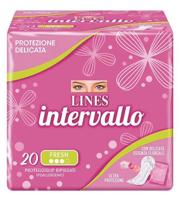PROTEGGISLIP LINES INTERVALLO FRESH RIPIEGATO 20 PEZZI - farmasorriso.com