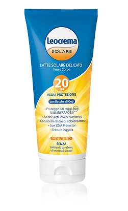LEOCREMA SOLARE GOJY SPF20 200 ML - farmasorriso.com