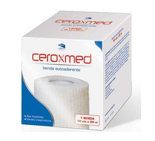 BENDA ELASTICA AUTOADERENTE CEROXMED 2000 X 10 CM 1 PEZZO - farmasorriso.com