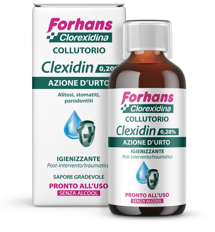 FORHANS CLEXIDIN 0,20 SENZA ALCOOL 200 ML - farmasorriso.com