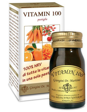 VITAMIN 100 60 PASTIGLIE - farmasorriso.com