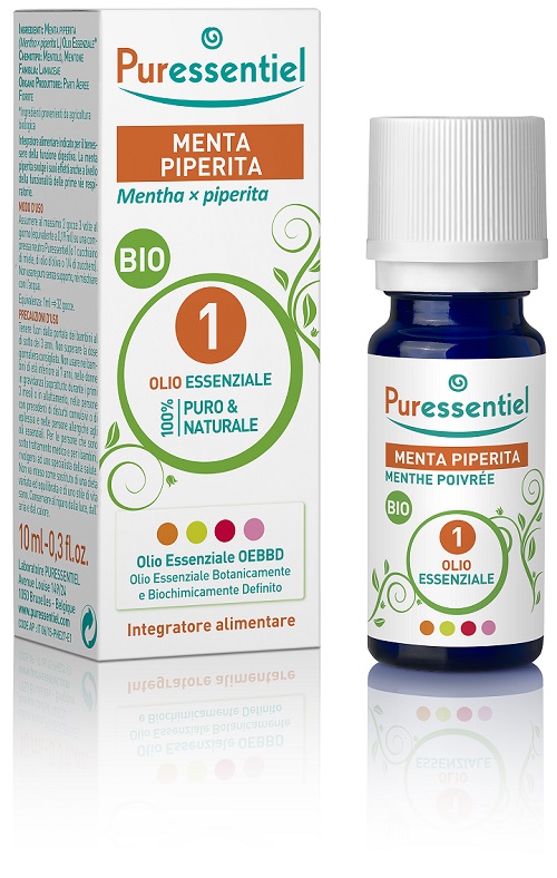 PURESSENTIEL MENTA PIPERITA OLIO ESSENZIALE BIO 10 ML - farmasorriso.com