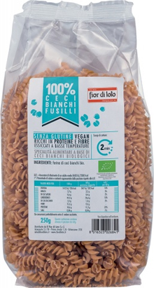 FUSILLI DI CECI BIANCHI BIO 250 G - farmasorriso.com